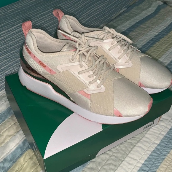 Puma muse X-2 metallic rose gold size 7 - Picture 5 of 8